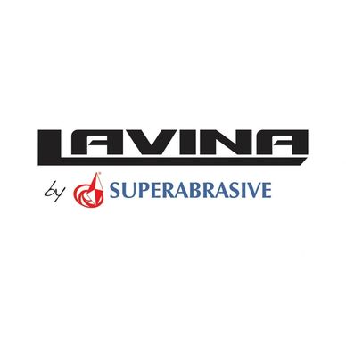 A logo of lavina by superabrasive
