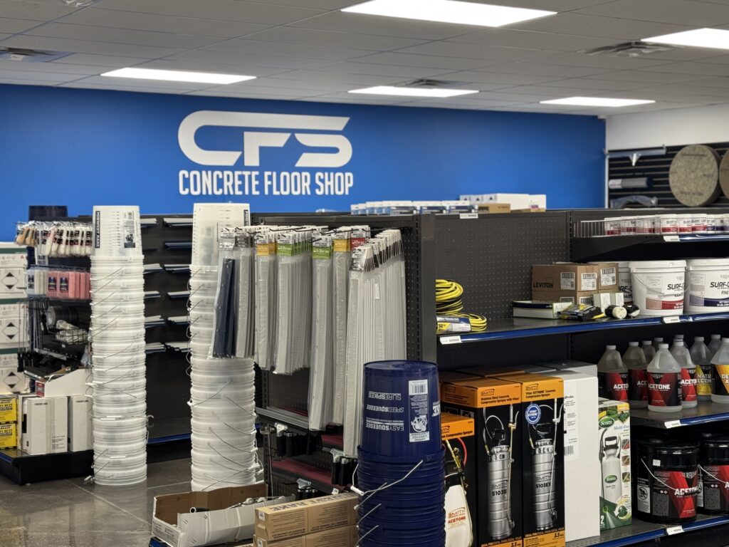 Concrete Floor Shop has an assortment or materials contractors need for residential, commercial, and industrial floors.